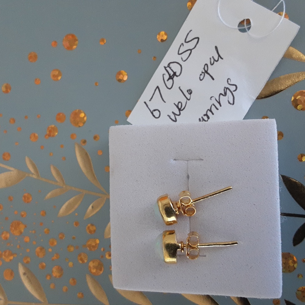 COPY - Welo opal earrings - Picture 5 of 7